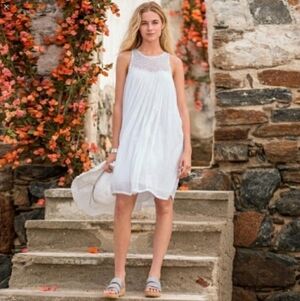 Sundance White Sleeveless Dress